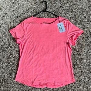 NWT Zyia Flamingo Stripe Short Sleeve T (XL)
